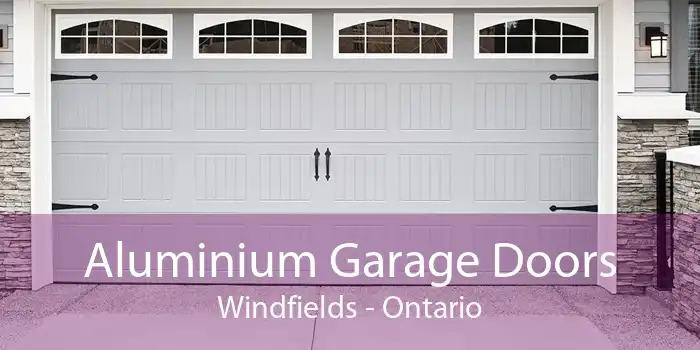 Aluminium Garage Doors Windfields - Ontario