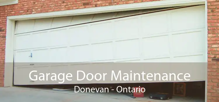 Garage Door Maintenance Donevan - Ontario