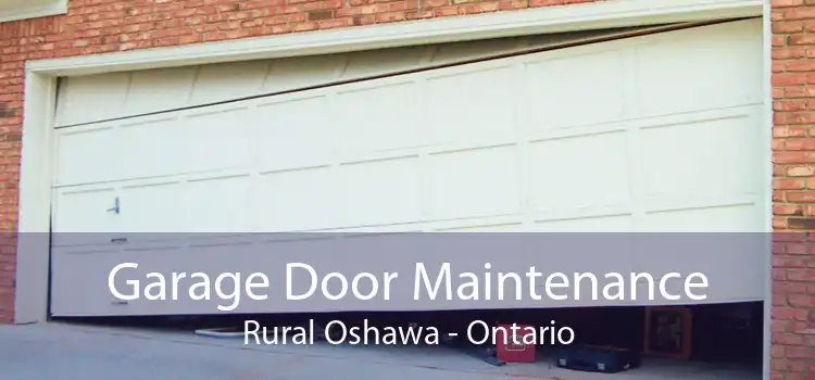 Garage Door Maintenance Rural Oshawa - Ontario