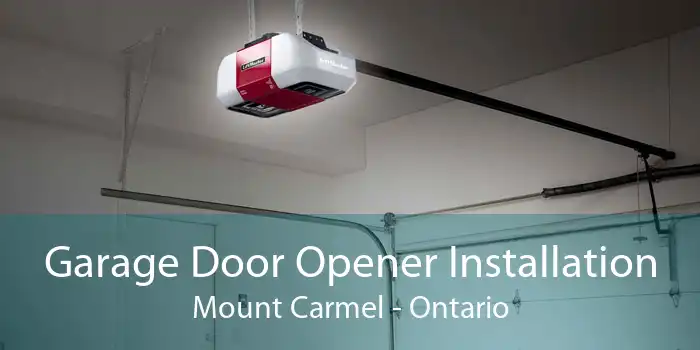 Garage Door Opener Installation Mount Carmel - Ontario