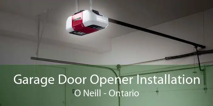 Garage Door Opener Installation O Neill - Ontario