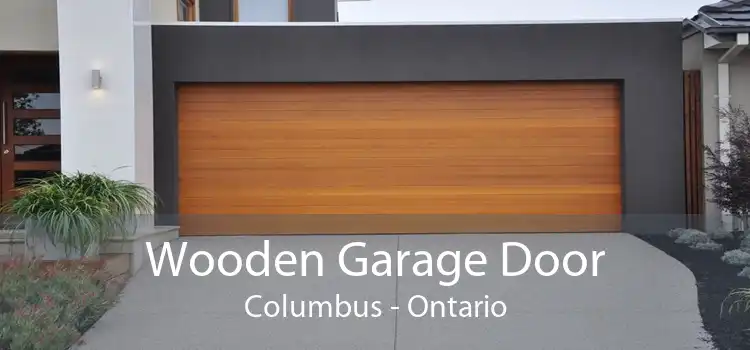 Wooden Garage Door Columbus - Ontario
