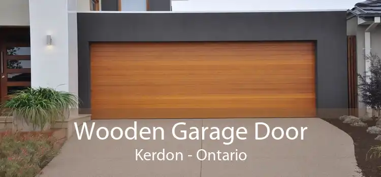 Wooden Garage Door Kerdon - Ontario