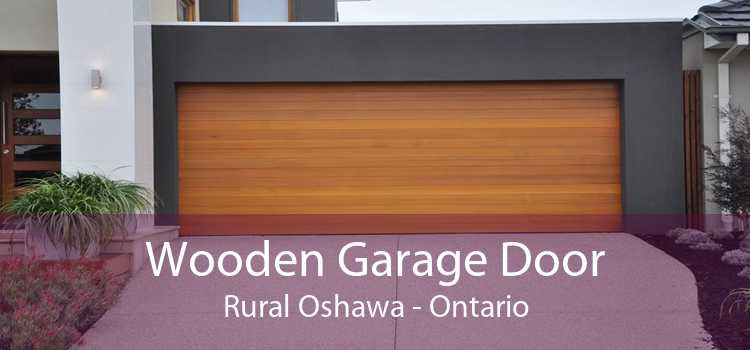 Wooden Garage Door Rural Oshawa - Ontario