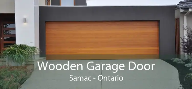 Wooden Garage Door Samac - Ontario